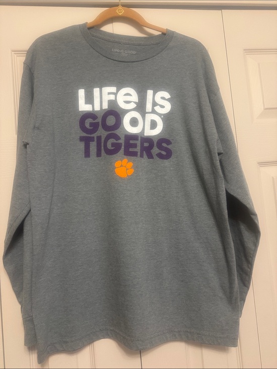 Life Is Good Other - Life Is Good Gray, Clemson Tigers T-shirt